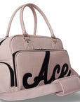 PINK ALLIGATOR DAY BAG