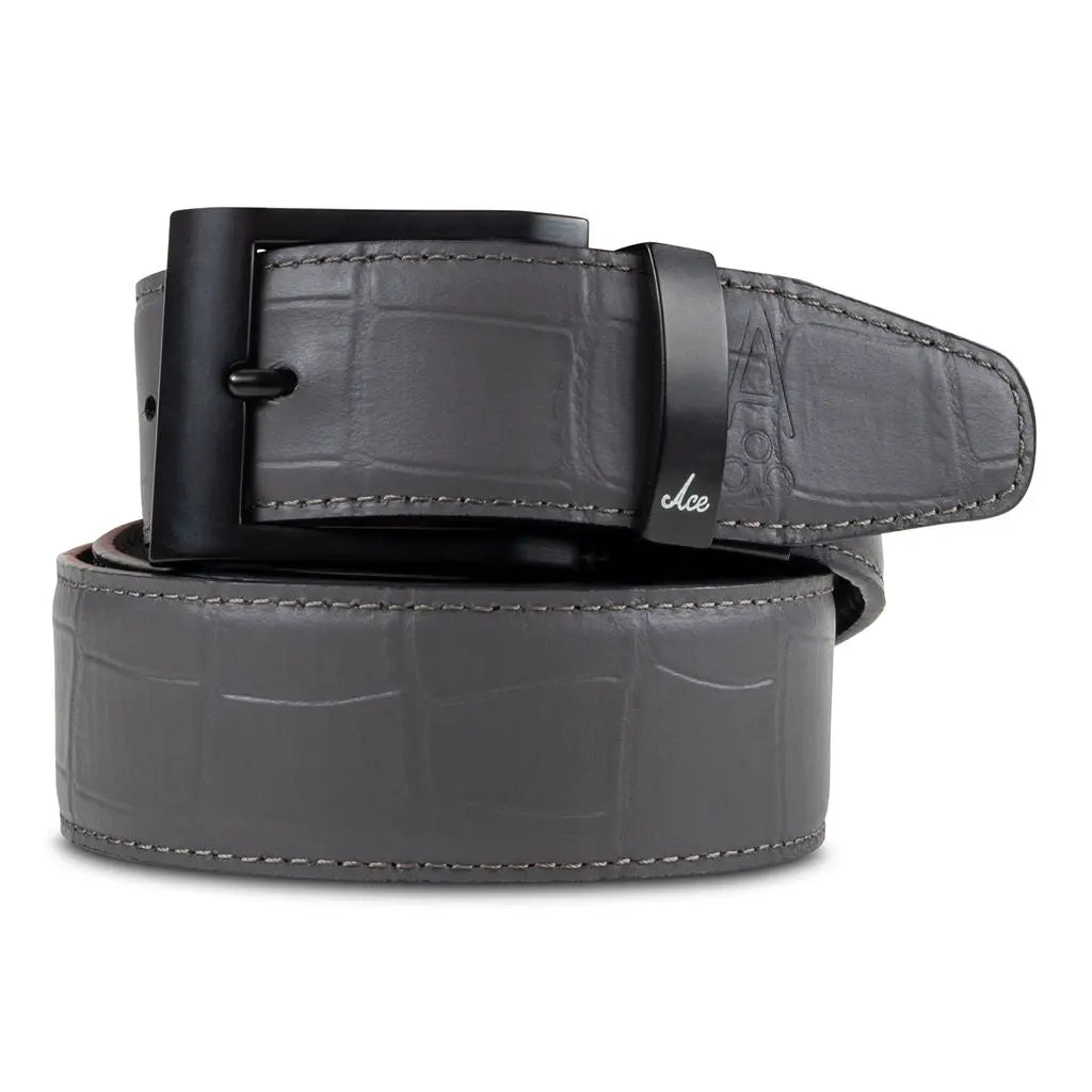 GRAPHITE ALLIGATOR BELT  Best Price in 2023 at Ace of Clubs Golf Company