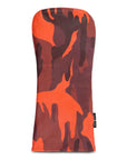 RED CAMO LEATHER DRIVER HEADCOVER Ace of Clubs Golf Co.