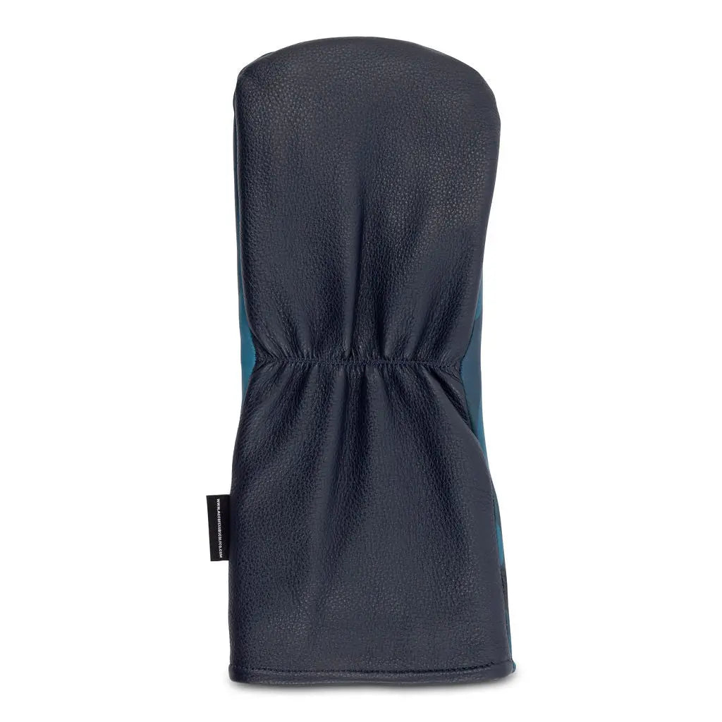 BLUE CAMO LEATHER DRIVER HEADCOVER