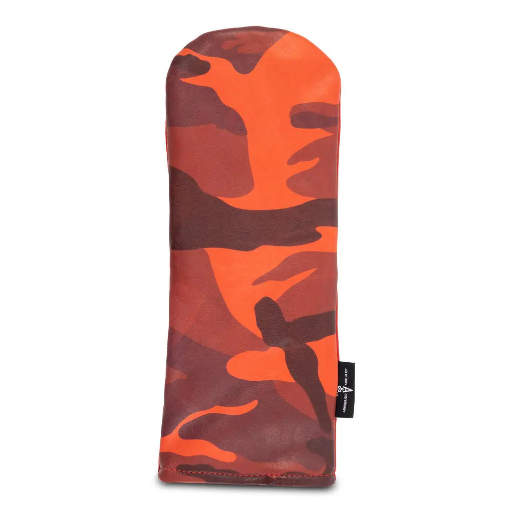 RED CAMO LEATHER FW HEADCOVER