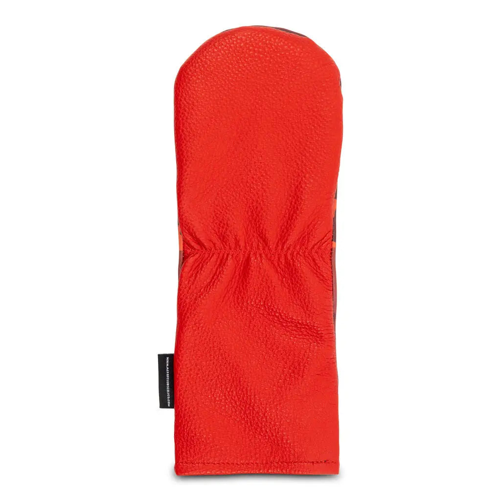 RED CAMO LEATHER FW HEADCOVER