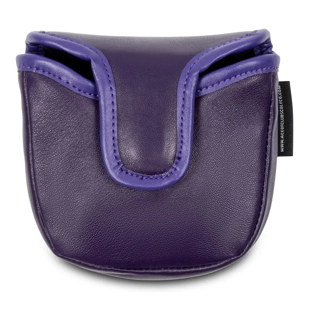 PLUM LEATHER MALLET HEADCOVER