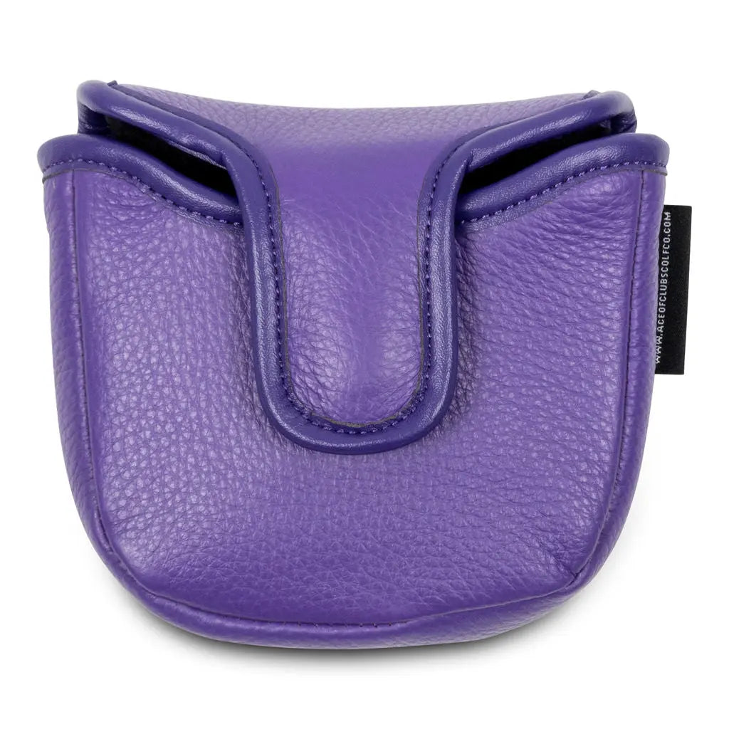PURPLE LEATHER MALLET HEADCOVER