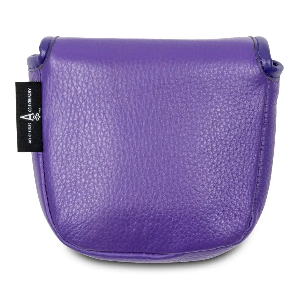PURPLE LEATHER MALLET HEADCOVER