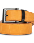 BOURBON SUEDE ALLIGATOR BELT
