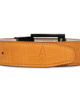 BOURBON SUEDE ALLIGATOR BELT