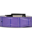 PURPLE EMBOSSED ALLIGATOR BELT