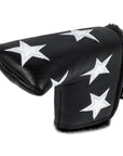 BLACK DANCING STARS PUTTER HEADCOVER Ace of Clubs Golf Co.