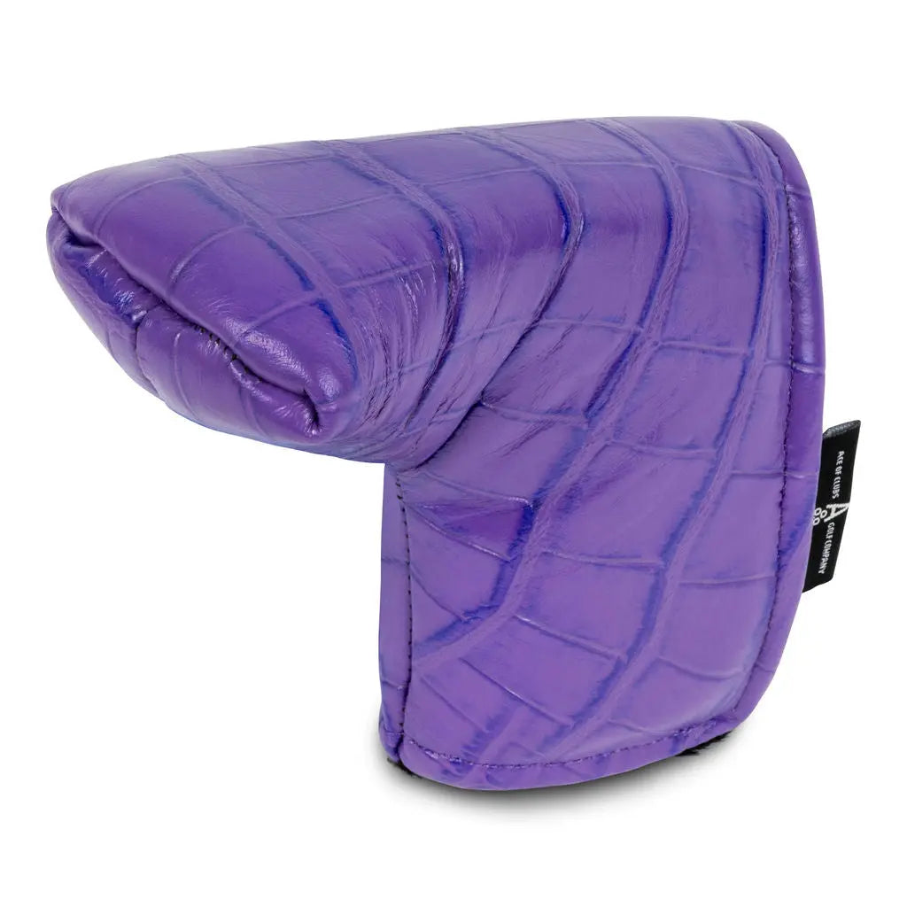 PURPLE ALLIGATOR PUTTER HEADCOVER