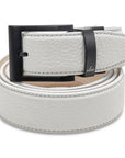 WHITE LEATHER BELT