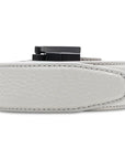 WHITE LEATHER BELT