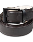 CHOCOLATE ALLIGATOR BELT - Premium ONE-SIDED BELT from Ace of Clubs Golf Co. - Just $109.00! Shop now at Ace of Clubs Golf Company