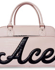 PINK ALLIGATOR DAY BAG