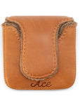 TOBACCO LEATHER CUSTOM MALLET PUTTER HEADCOVER