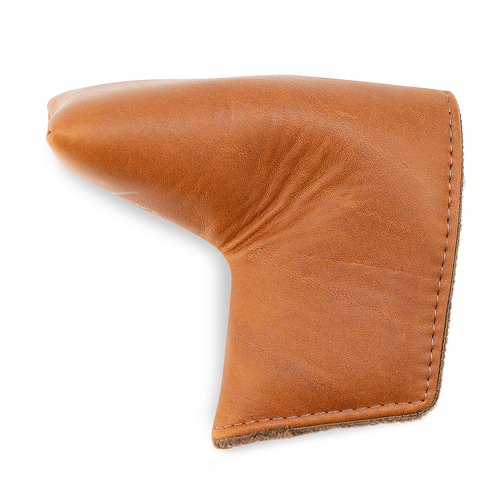 tobacco road putter cover TOBACCO FULL-GRAIN LEATHER GOLF PUTTER HEADCOVER