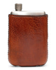 BROWN LEATHER FLASK