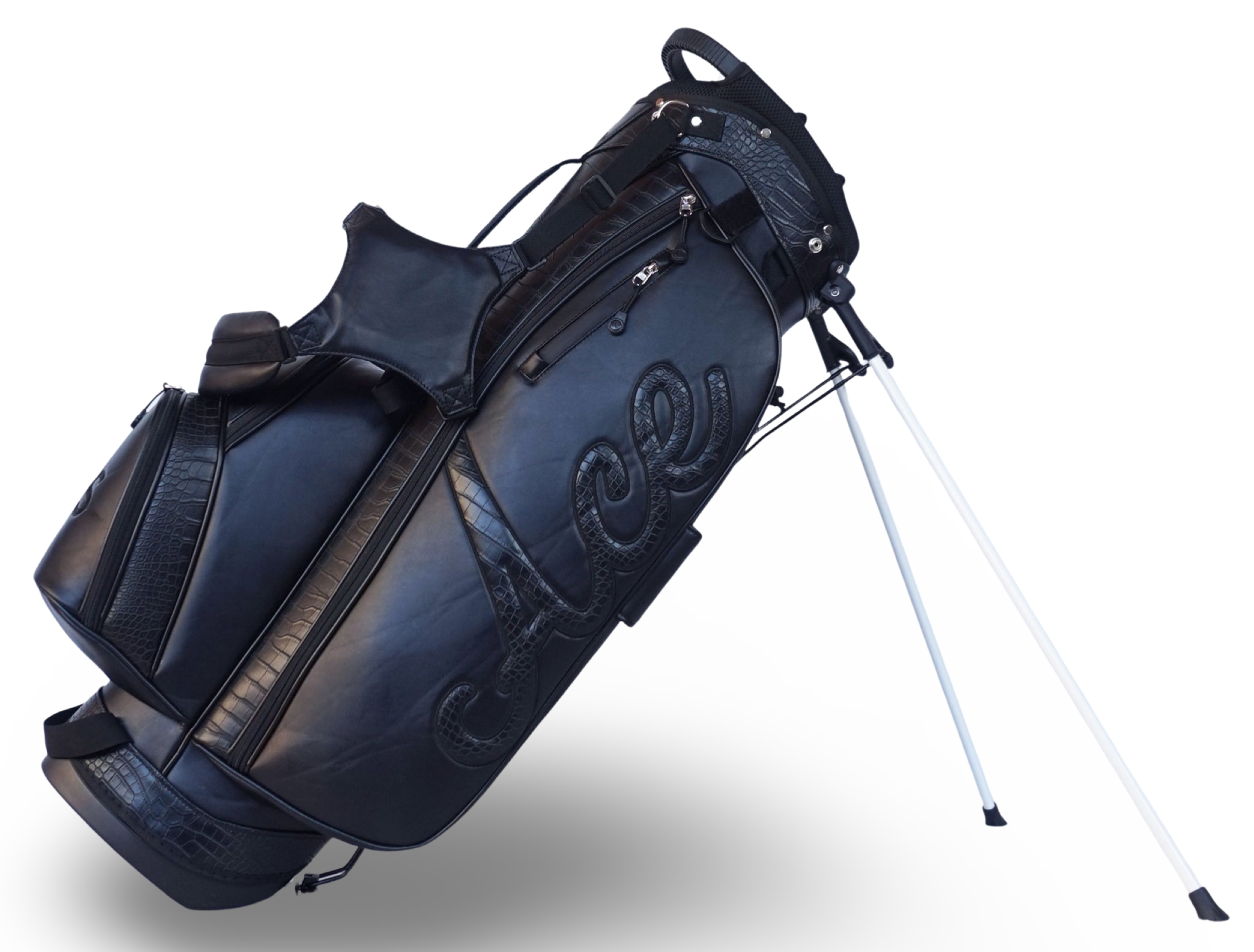 Custom Leather Stand Golf Bag | Ace of Clubs Golf Company