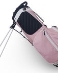 PINK GINGHAM WOOL STAND BAG
