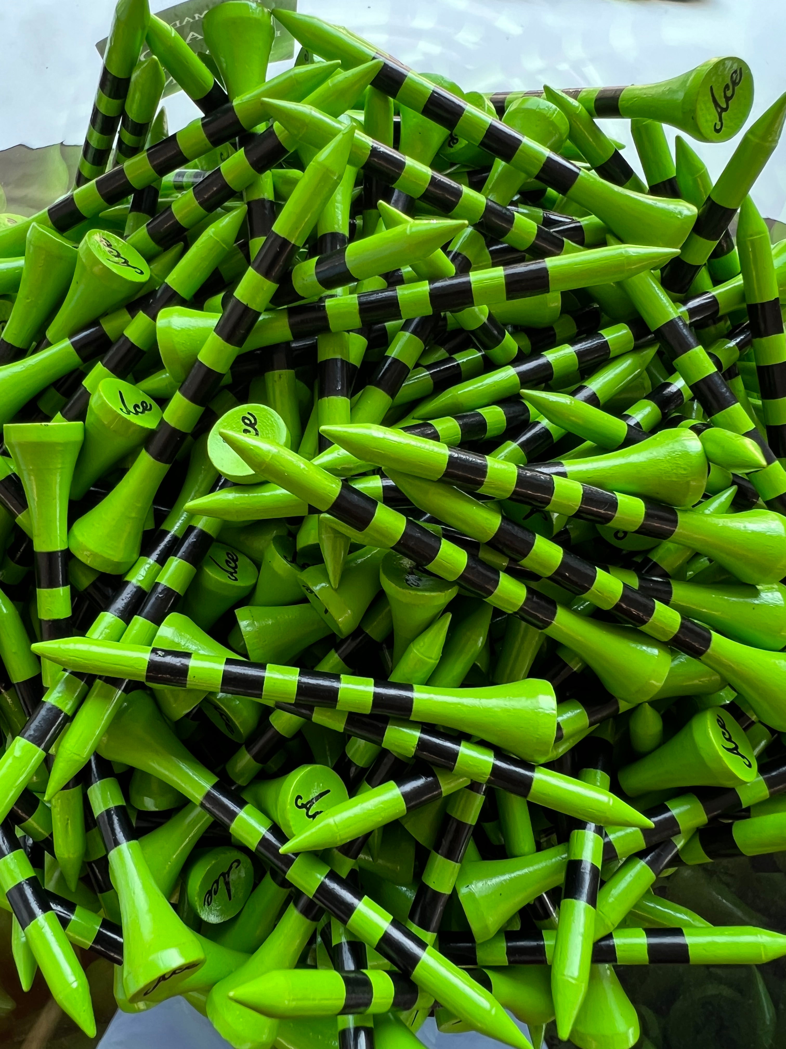 LIME GOLF TEES (50 PACK)