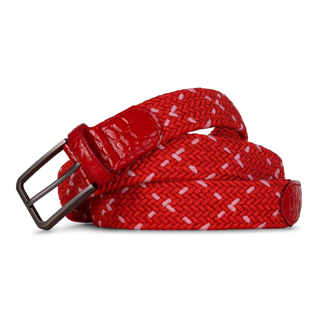 CHERRY GOLFKNIT BELT