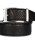 BLACK PYTHON BELT