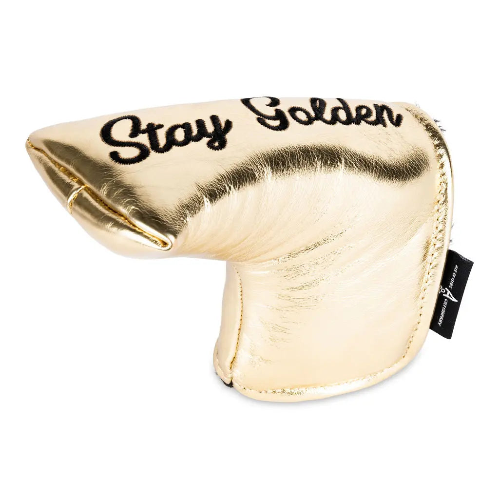 STAY GOLDEN PUTTER HEADCOVER