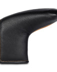 BASEBALL GLOVE & BLACK LEATHER PUTTER HEADCOVER