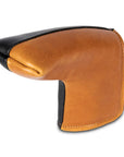 BASEBALL GLOVE & BLACK LEATHER PUTTER HEADCOVER