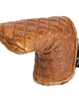 BROWN QUILTED PUTTER HEADCOVER