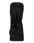 THREE - BLACK LEATHER FW WOOD HEADCOVER