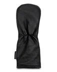 FIVE - BLACK LEATHER WITH RED EMBROIDERY FW WOOD HEADCOVER