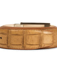 TAN ALLIGATOR BELT