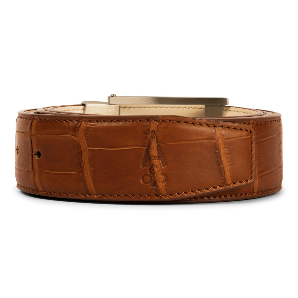 BOURBON ALLIGATOR BELT