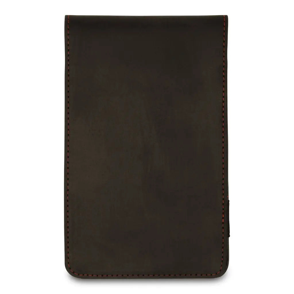 BLACK LEATHER YARDAGE BOOK COVER Ace of Clubs Golf Co.