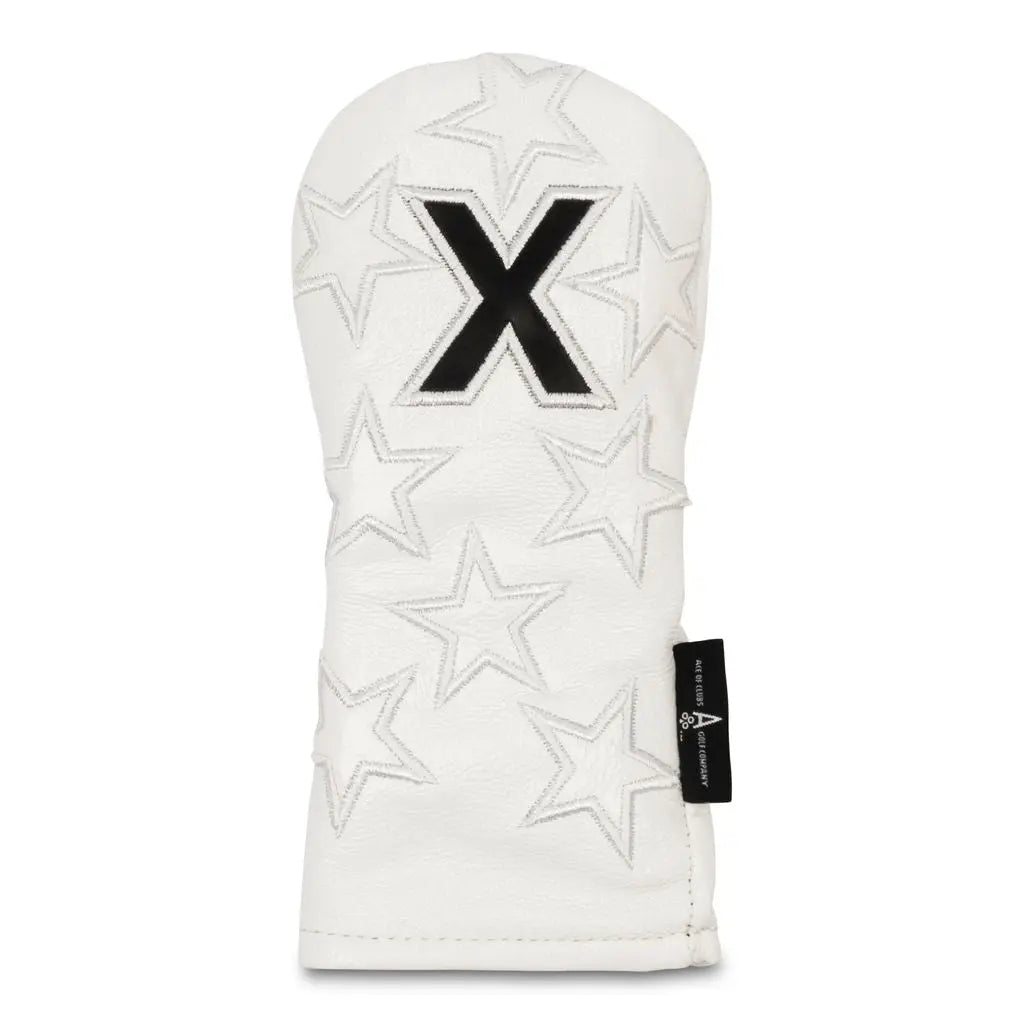 WHITE DANCING STARS HYBRID HEADCOVER