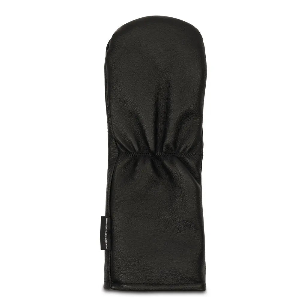 THREE - BLACK LEATHER FW HEADCOVER