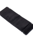 BLACK OSTRICH CASH COVER WALLET