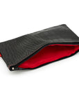 BLACK ALLIGATOR CASH BAG