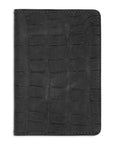 CHARCOAL ALLIGATOR PASSPORT COVER