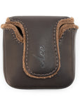 BROWN LEATHER CUSTOM MALLET PUTTER HEADCOVER
