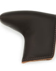 CHOCOLATE LEATHER CUSTOM PUTTER HEADCOVER