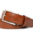COGNAC CALFSKIN CUSTOM BELT