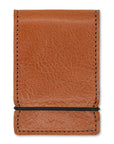 COGNAC LEATHER CASH COVER WALLET