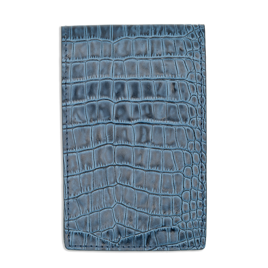DENIM ALLIGATOR SCORECARD HOLDER