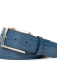 DENIM LIZARD BELT