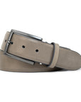 GREY CALFSKIN BELT