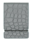 GREY ALLIGATOR CASH COVER WALLET