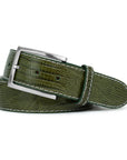 OLIVE LIZARD BELT