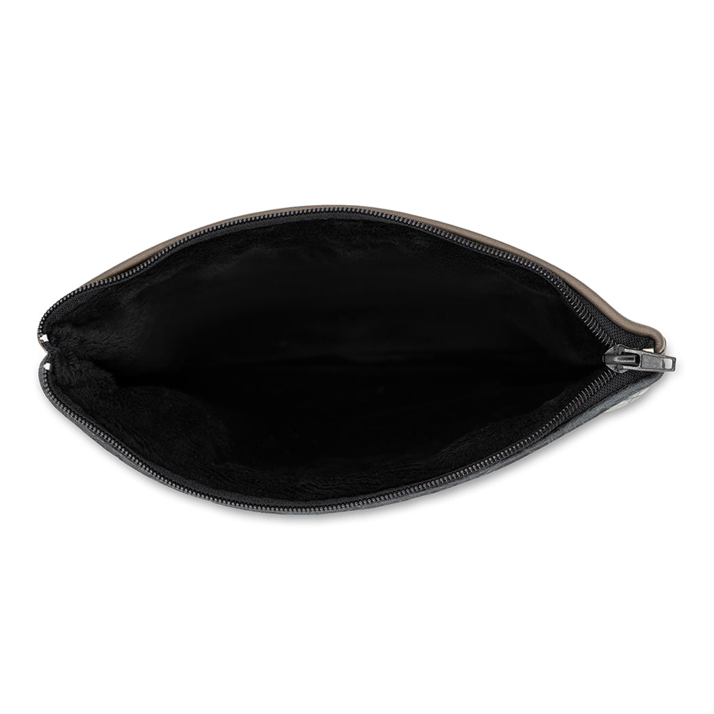 Onyx Black Alligator Genuine Leather Cash Bag Valuables Pouch